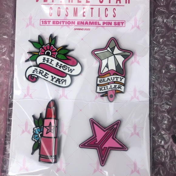 HP 💄NWT Jeffrey Star Pins💄 - Picture 2 of 5